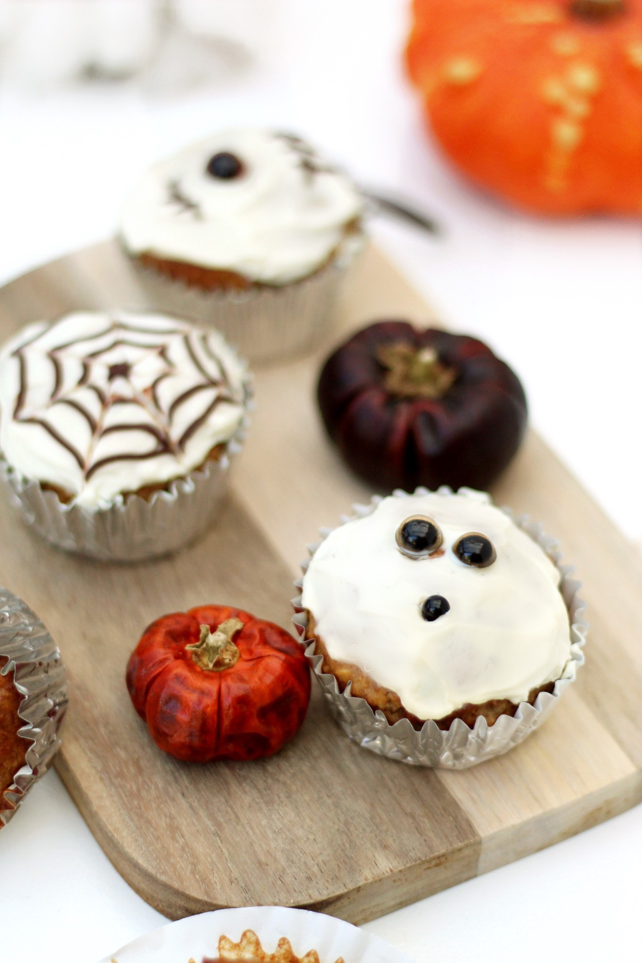 maximaliseren Verval In zicht Gezondere Halloween cupcakes -